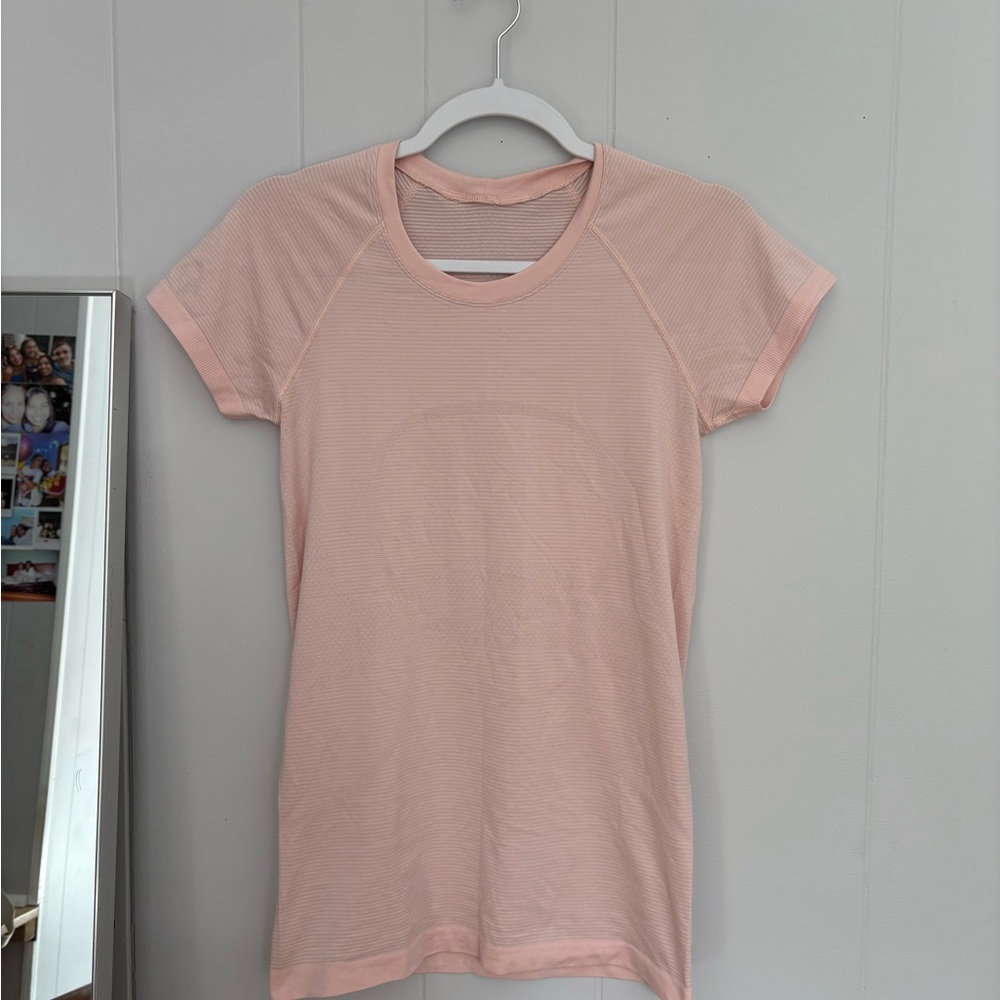 Lululemon Pink Swiftly tech short sleeve